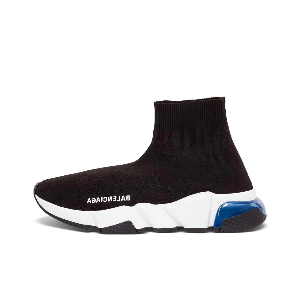 Balenciaga SpeedSpeed Black white and blue