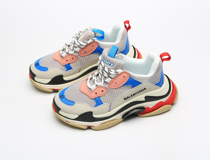 Balenciaga Triple S Blue Black Red