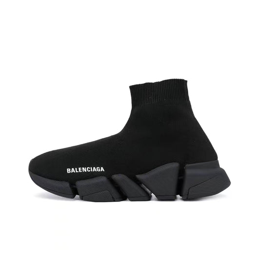 Balenciaga Speed logo Black