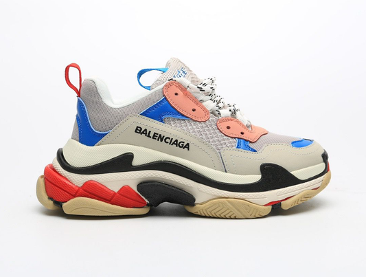 Balenciaga Triple S Blue Black Red