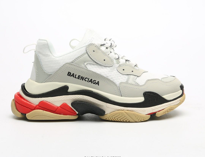 Balenciaga Triple S White Black Red