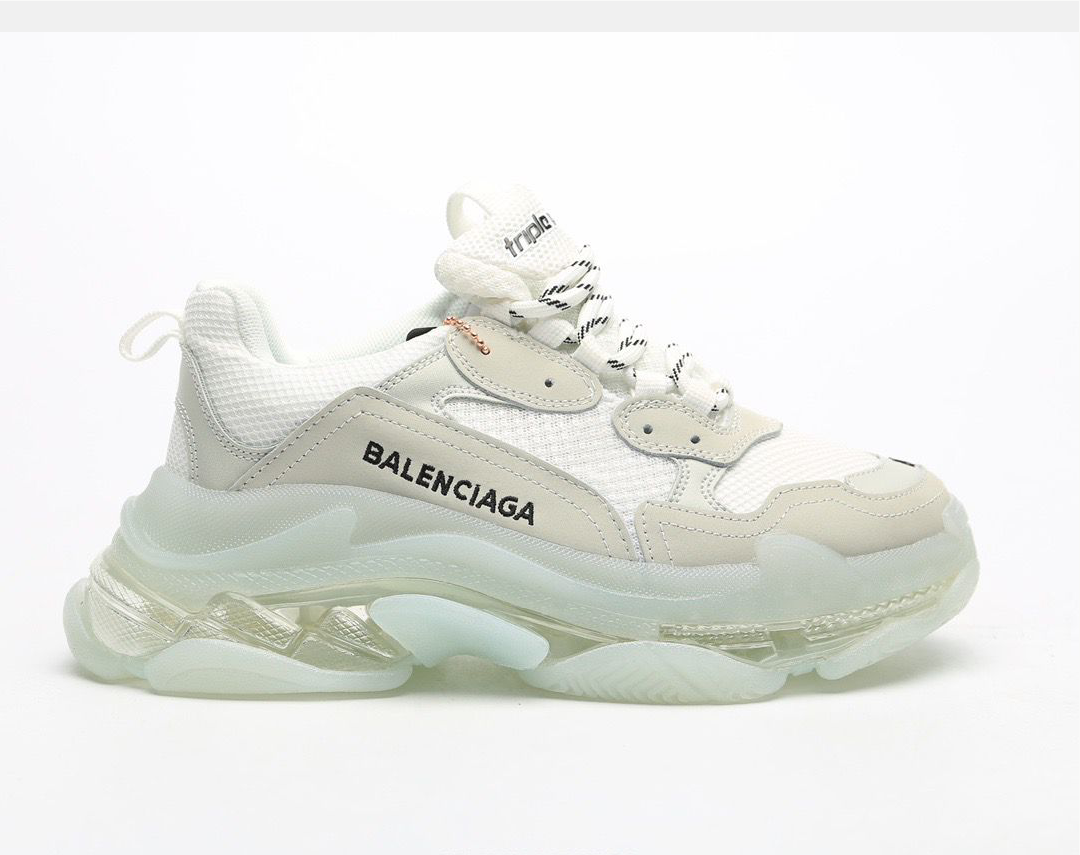 Balenciaga Triple S Clear Sole White