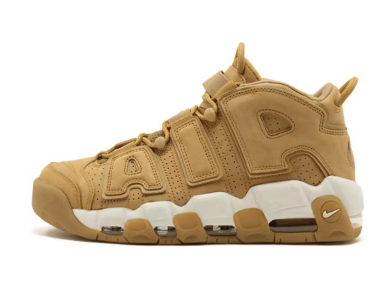 Nike Air More Uptempo Quilted Wheat Gum Light Brown (W)