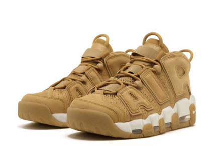 Nike Air More Uptempo Quilted Wheat Gum Light Brown (W)