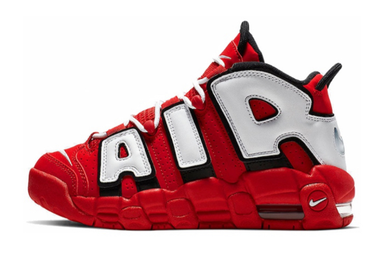 Nike Air More Uptempo University Red Black White (PS)