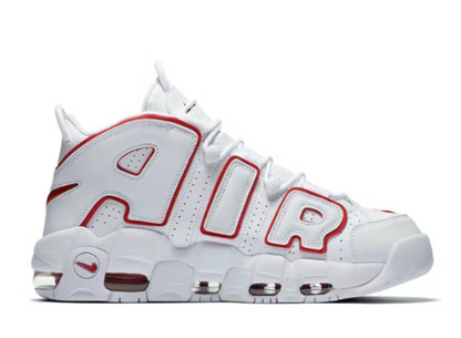 Nike Air More Uptempo White Varsity Red Outline (2018/2021)