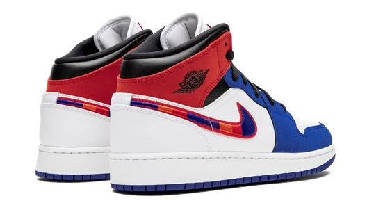 Air Jordan 1 Mid SE (GS) “Multicolor Swoosh”