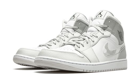 Air Jordan 1 Mid White Camo’