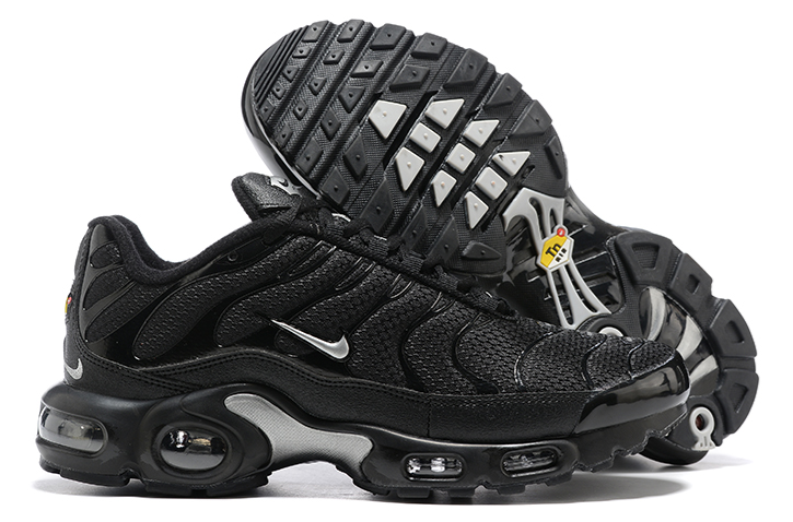 Nike Air Max Plus Black Suede Silver