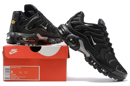 Nike Air Max Plus Black Suede Silver