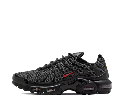 Nike Air Max Plus Black University Red Reflective Silver