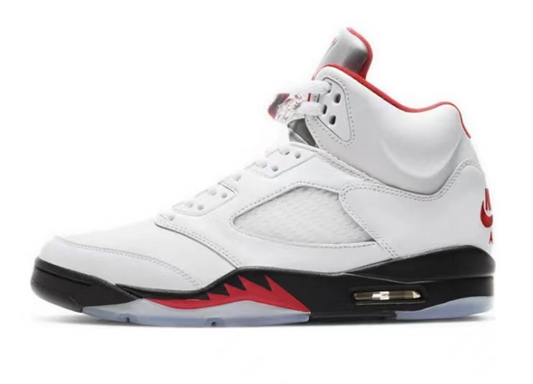 Air Jordan 5 Retro Fire Red Silver Tongue (2020)