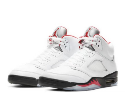 Air Jordan 5 Retro Fire Red Silver Tongue (2020)