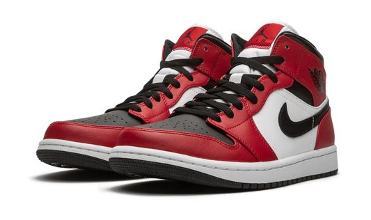 Air Jordan 1 Mid “Chicago Black Toe”