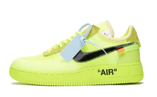 Nike Air Force 1 Low off white Fluorescent Green