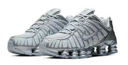 Nike Shox TL Light Bone Metallic Silver Cool Grey