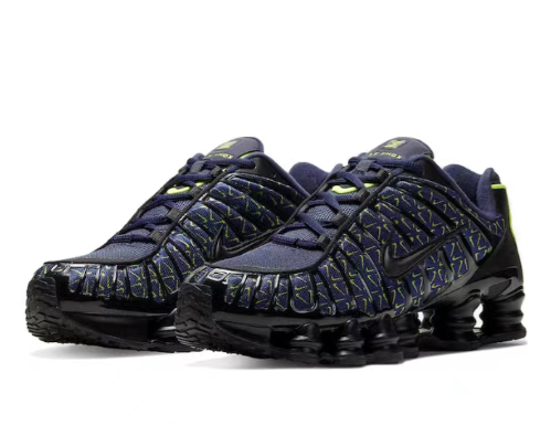 Nike Shox TL Mini Swoosh Obsidian Black Volt