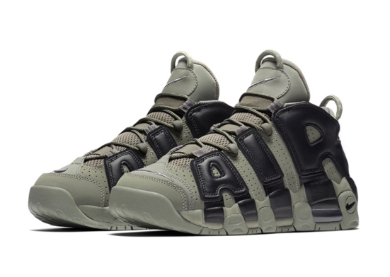 Nike Air More Uptempo 96 Cool Grey Midnight Navy (GS)