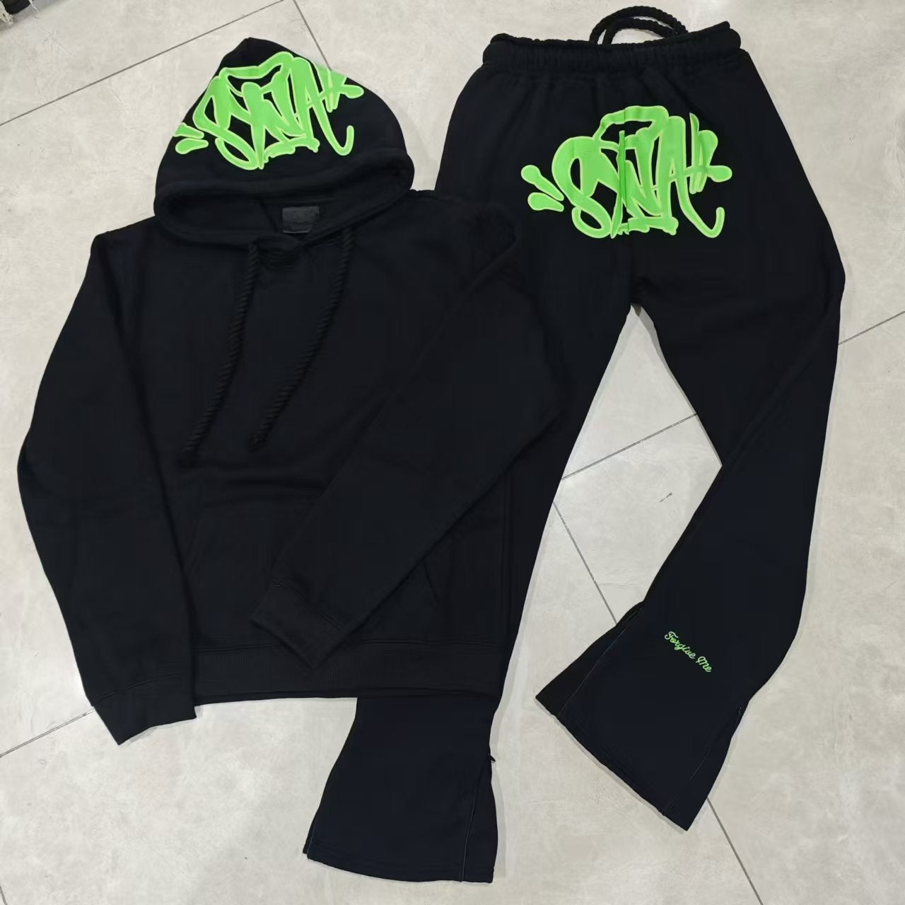 Conjunto Syna World Invierno Negro/Verde