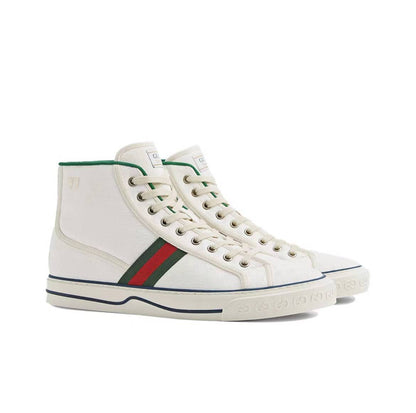 Gucci Tennis 1977 High Mini GG White