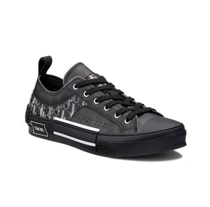 Dior B23 Low Top Canvas Oblique Black