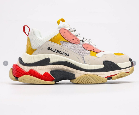 Balenciaga Triple S Cream Yellow Red (2019)