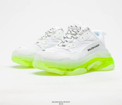 Balenciaga Triple S Clear Sole White Fluo Yellow