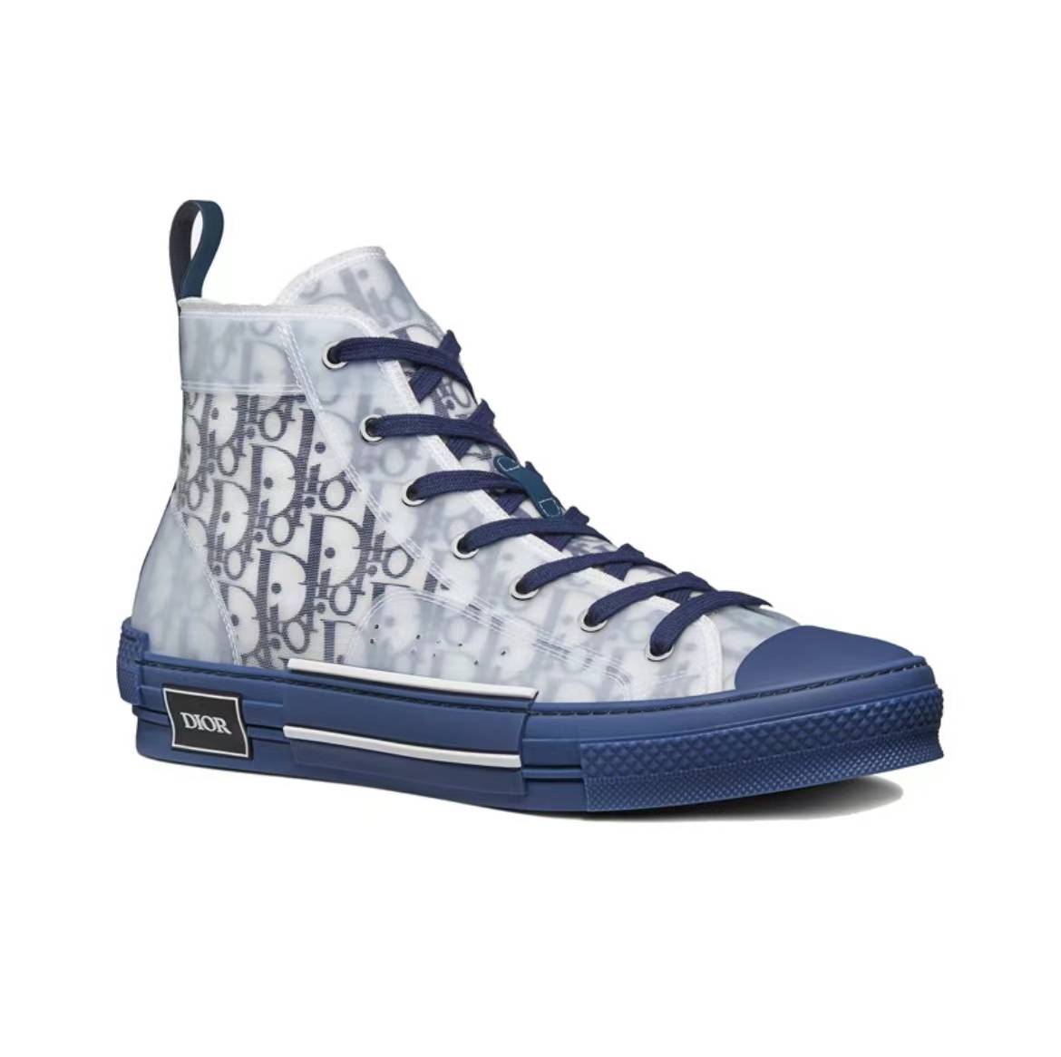 Dior B23 High Top Blue Oblique